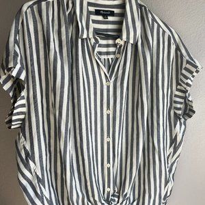 Madewell Tie Front Shirt